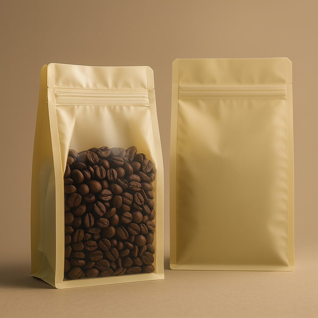 One-side transparent pouch product image (illustrative)