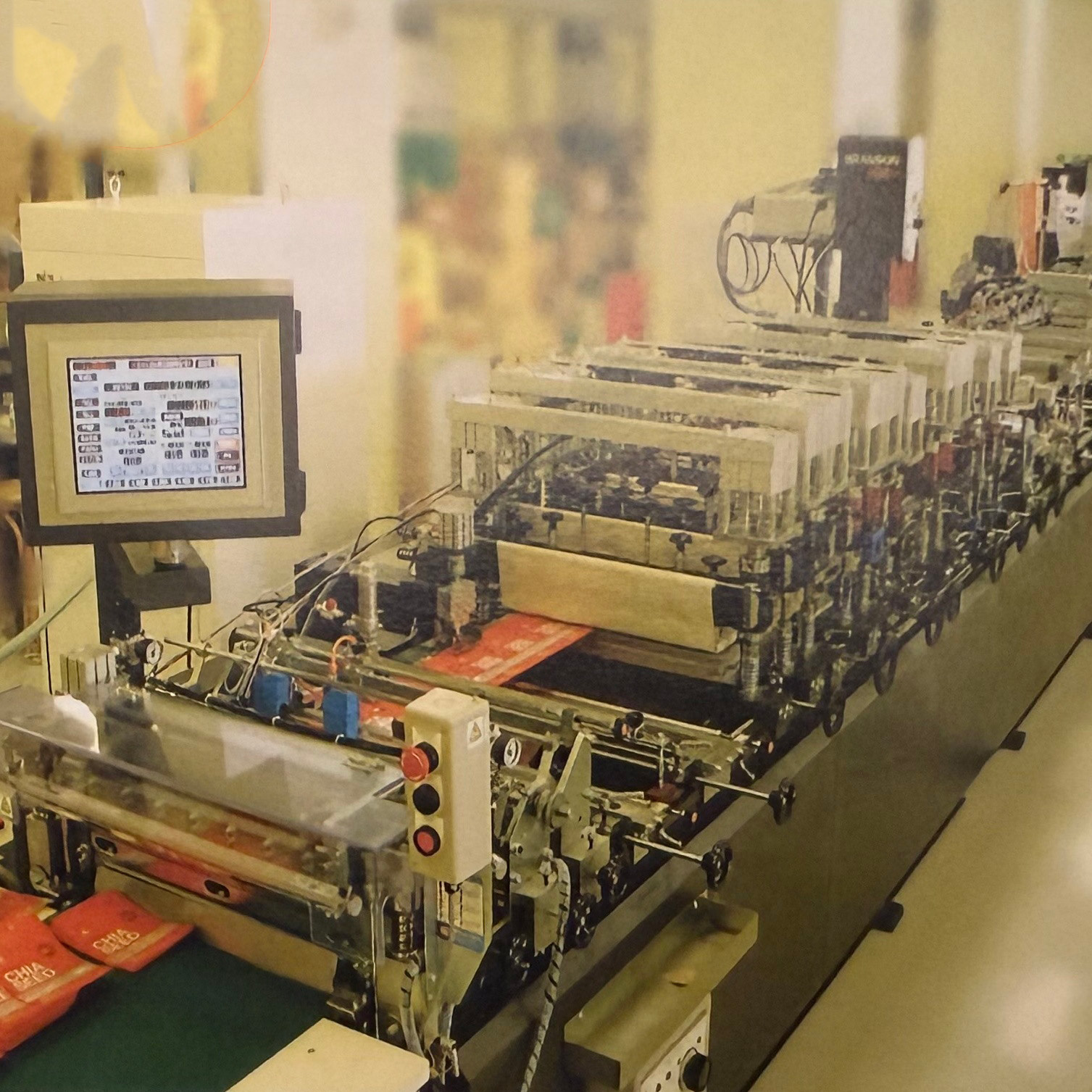 Production line in action